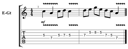 Easy guitar licks 5