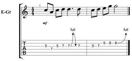 Easy guitar licks 7