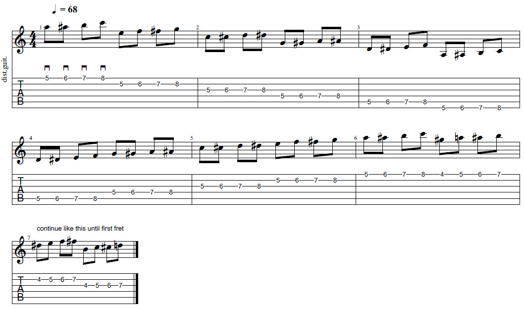 Finger exercises for best sale guitar without guitar