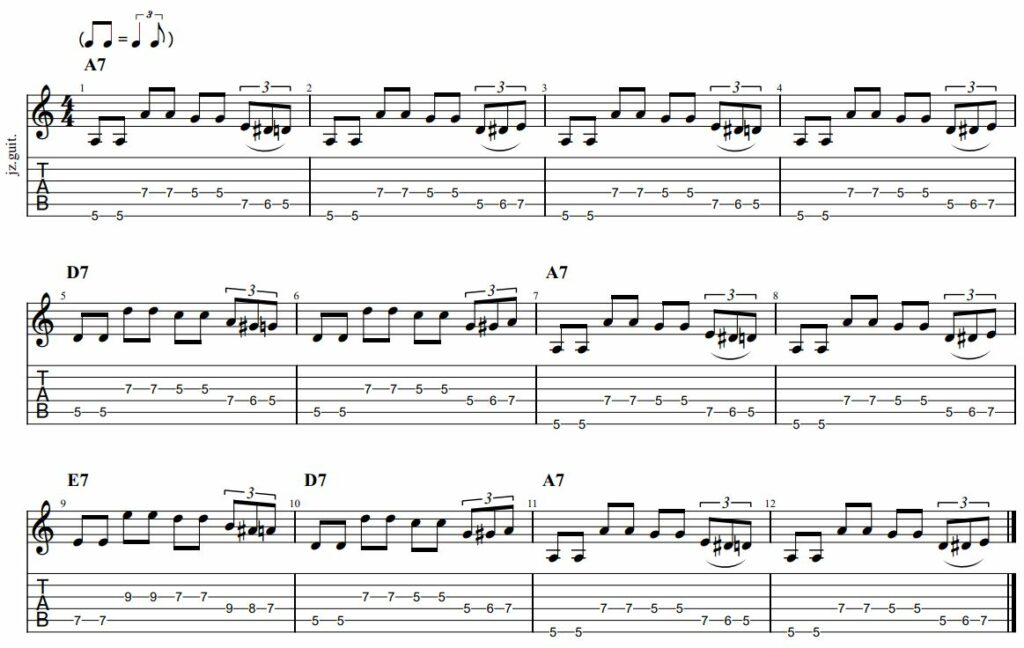 Blues cheap rock licks
